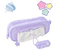 Générique Rosy Posy Pencil Case 2025 New RosyPosy Kawaii Pencil Case Big Capacity Cute Aesthetic Pouch Holder Drawstring Pen Case (Purple)