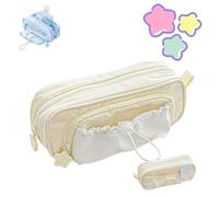 Générique Rosy Posy Pencil Case 2025 New RosyPosy Kawaii Pencil Case Big Capacity Cute Aesthetic Pouch Holder Drawstring Pen Case (Yellow)