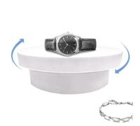 Générique Rotating Display Stand for Jewelry - Tumbler Turner | Automatic Turn Table for Displaying Rotating Tumbler Cup Display Stand USB Rotation Turner Turntable Stand Rotation Table
