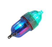 Générique Rotating LED Fishing Light - Multi-Color Alternating Flash Fish Attractant | High-Intensity Deep-Water Lure for Sea, Night & Boat Fishing - Durable Waterproof