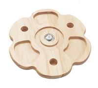 Générique Rotating Wooden Dragon Chew Toy for Cats - Interactive Cage Accessory Wheel | Interactive Hamster Toys | Rotating Chinchilla Chew Toys | Hamster ExerciseToy, Bunny Biting Toy for Playing