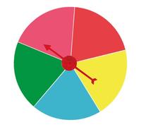 Générique Roue à Prix Murale PVC Compacte Tournante Réutilisable pour Animations Fêtes Enfants Supermarchés, Style D