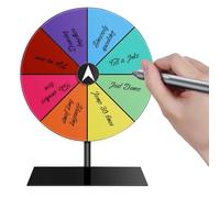 Générique Roue de Prix en Acrylique - Jeu de Roue de la Fortune, Plateau de Roulette | Largement Applicable pour Les Prix Jeu interactif pour Les fêtes Expositions Carnavals Salles de Classe Réuni