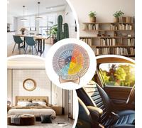 Générique Roue des sentiments - Disque rond en bois double face avec illustrations émotionnelles, tableau rond émotions en bois | Roue chromatique des sentiments de santé, décoration psychologique