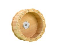 Générique Roue d'exercice pour Petits Animaux, Roue d'exercice pour Hamsters, Roues d'exercice Silencieuses en Bois pour Gerbilles, Hamsters et Autr, 12.5CM
