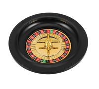 Générique Roue Fortune Tournante 18 CM Noire pour Adultes Roulette à Boire Compacte Support Jeu Interactif de Table pour Fêtes Karaoké et Apéros Entre Amis