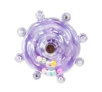 Générique Roue pour Perroquet, Hochet, Jouet pour Oiseau, Portable, Facile à Installer, Jouet Interactif, Jouet D'enrichissement, Jouet d'exercice pour, Violet