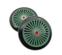 Générique Roue Trotinette Freestyle AntidéRapant Roues de Scooter Noires 125 mm, 120, 200, lot 2, roulements ABEC-9(120mm 2wheels 1)