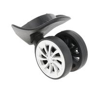 Générique Roue Valise,roulettes Valise 1 Paire de roulettes pivotantes silencieuses A57 for valises et Bagages