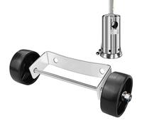 Générique Roues de Chauffage extérieur - Kit de mobilité pour Chauffage de terrasse 2 pièces, roulettes à roulement Fluide | Accessoires Mobiles de d'espace de mobilité améliorée pour Le Transport St