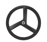 Générique Roues en Carbone à 3 Rayons, engrenage Fixe/moyeu de Route for Piste/vélo Course sur, Jeu Roues Trois 700C(1 Pair,Fixed Gear Wheel)