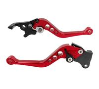 Générique Rouge 2 Pièces Poignée De Frein Moto Alliage D'aluminium Leviers D'embrayage Ensemble Réglable Pour Moto