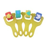 Générique Rouleau À Peinture en Mousse pour - Ensemble De Rouleaux en Éponge, 4 Pièces De Rouleaux À Tampons, Accessoires De Peinture, Ensemble De Tampons en Mousse, Outil De Dessin, D'