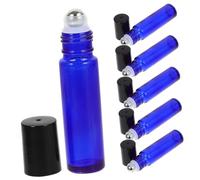 Générique Rouleau De 6 Pièces Bouteille à roulettes distribution bouillotte déclencher bouteille verre biberon verre flacons en verre pour huiles bouteille à bille roulante acier
