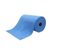 Générique Rouleau de 75 Lavettes Microfibres Bleues, 30x30 cm, Lavables à 90°C, 200 g/m², Usage Professionnel et Domestique
