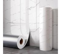 Générique Rouleau De Papier Peint Autocollant Imitation Marbre,Papier Peint Thermique De 2 Mm D'épaisseur, Résistant à l'huile, Imperméable Et Amovible, pour Le Salon, La Cuisine,H1