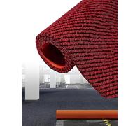 Générique Rouleau de Tapis en Peluche - Tapis for Salon et Bureau, Envers antidérapant, Rembourrage réduisant Le Bruit, résistant aux Taches(Red,16.4x4.9ft/500x150cm)