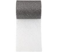 Générique Rouleau de Tulle 8cm x 10m (Gris pailleté)