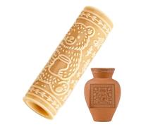 Générique Rouleau Texture Argile,Outils De Texture pour Poterie | Accessoires de Modelage avec Motifs Uniques pour Femmes Hommes Famille Amis