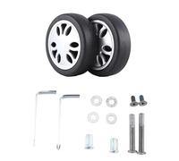 Générique Roulette Valise Remplacement, Roue Valise 1 Jeu de roulettes Rechange for valises, résistantes à l'usure, en PU, 50 x 15 mm