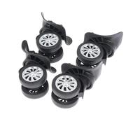 Générique Roulette Valise,Roue Valise 2/4pc Boîtier De Chariot Roue À Bagages Universel Valise Voyage Pièces Accessoires Qualité en Caoutchouc Remplacement(2pcs Luggage Wheel)