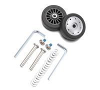 Générique Roulette Valise,Roue Valise Kit de réparation Roues silencieuses, 8 pièces, avec vis, for valises, Bagages, essieux, roulettes, Bricolage(49mm x 14mm)