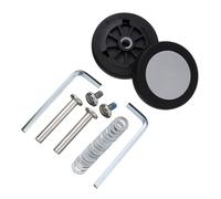 Générique Roulette Valise,Roue Valise Lot de 4 roulettes universelles Rechange for valises, Portables et durables, Accessoires réparation avec vis(56mm x12mm)
