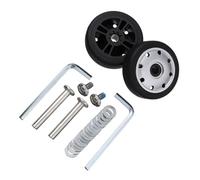 Générique Roulette Valise,Roue Valise Lot de 4 roulettes universelles Rechange for valises, Portables et durables, Accessoires réparation avec vis(49mm x 14mm)
