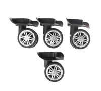 Générique Roulette Valise,Roue Valise Lot de 4 roulettes universelles silencieuses Rechange for Bagages, Accessoires réparation valises, en Caoutchouc Chariots