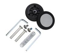 Générique Roulette Valise,Roue Valise Roues De Remplacement Universelles Durables avec Vis, 2 Pièces, Bagages Voyage, Essieux, Kit Réparation roulettes(56mm x12mm)