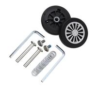 Générique Roulette Valise,Roue Valise Roues De Remplacement Universelles Durables avec Vis, 2 Pièces, Bagages Voyage, Essieux, Kit Réparation roulettes(56mm x 12mm-01)