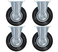 Générique roulettes Fixes 4 pcs 125 mm,Entreprise & Industrie,Manutention de matériaux,4 KG,143447