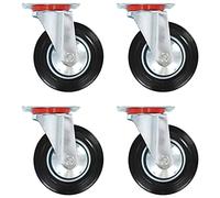 Générique roulettes pivotantes 4 pcs 160 mm,Manutention de matériaux,8.87KG-143451