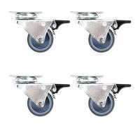 Générique roulettes pivotantes Doubles à Double Frein 4 pcs 50 mm,Entreprise & Industrie,Manutention de matériaux,Multicolore,1.37KG,143439