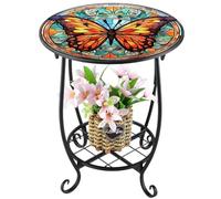 Générique Round Outdoor Table - Animal Metal Drink Desk