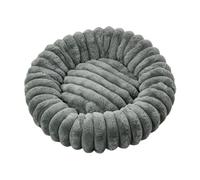 Générique Round Pet Soothing Bed - Soft Plush Calming Donut Mat | Washable
