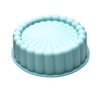 Générique Round Silicone Mold - Charlotte Cake Pan, Round Non-Stick Silicone Molds For Cake Making, Unflower-Shaped Air Fryer DIY Baking Tool, Sun Flower Shaped Mould For Brownie, Tart, Pie, Flan