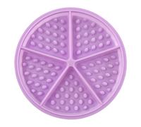 Générique Round Waffle Silicone Mold - 17.5x17.5x1cm Non-stick Baking Tray Mould | Easy Maintenance Chocolate Maker, Non-stick Baking Tray Mould, Waffle Maker Silicone Mold For Waffles