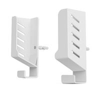 Générique Router Shelf - Wall Mount Rack, Floating Storage Shelf, Stainless Steel Router Holder | Space Saving Network Organizer, Home Office Wall Storage