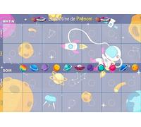 Générique Routine Matin et Soir Petit Astronaute - 48 pictogrammes - Kit Complet