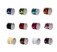 Générique Ruban à Paillettes Pvc 12 Pièces 6 Mm 5 Mètres pour Décoration Mariage Facile à Utiliser Accessoire DIY Robe
