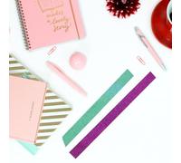 Générique Ruban Adhésif Décoratif Fin Washi Tape à Paillettes Lot 90 Pièces 30 Couleurs Pastel Autocollants pour Scrapbooking Journaux Intimes et Loisirs Créatifs