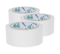 Générique Ruban Adhésif D'emballage Blanc Mat 45 Mm X 30 M Ruban Kraft Auto-adhésif Inscriptible 3 Rouleaux Multifonction pour Colis Fermeture Boîte Carton et Expédition