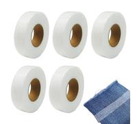 Générique Ruban adhésif en tissu pour vêtements,5 rouleaux patch collant sans,50 m x 3 cm ruban adhésif double face pour vêtements - Housses auvent tapis meubles rembourrage canapé vestes pantalons