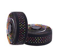 Générique Ruban Bicyclette à vélos de Route Doux Eva PU Poignée de barreaux de Barre Professionnel Cyclisme Amortissement Anti-Vibration(Colorful a)