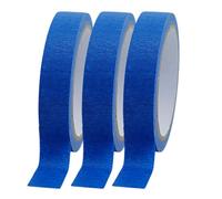 Générique Ruban Bleu - 3 Rouleaux x 20 m de Ruban de Peinture Bleu | Adhésif Amovible pour Art Meuble Voiture Décoration