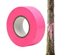 Générique Ruban De Balisage 45 M Imperméable Fluorescent Polyvalent | Ruban Rose Pour Bordures Et Limites De Terrain, Zones Dangereuses, Chantier, Maison, Extérieur, Jardin, Aménagement Paysager