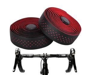 Générique Ruban de guidon, ruban de guidon de vélo Enveloppe de poignée de | Enveloppement de guidon Accessoires de vélo Rouge