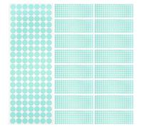 Générique Ruban de Masquage Vert Haute Température 15mm Rond 1000 Pièces Adhésif Flexible pour Peinture Automobile, Covering et Polissage de Maquettes, pour Surfaces Incurvées et Travaux