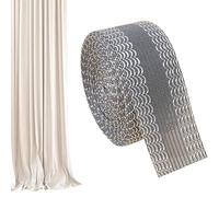 Générique Ruban d'ourlet autocollant - Ceinture pliante en fer haute résistance sans | Vêtements modifiés Accessoires de lavables | Ruban adhésif facile à fixer à haute densité pour rideaux